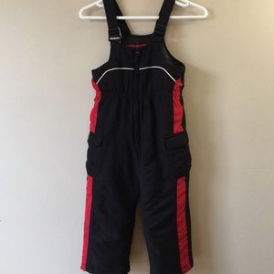 Zeroxposur 5/6 snow pants bibs youth black